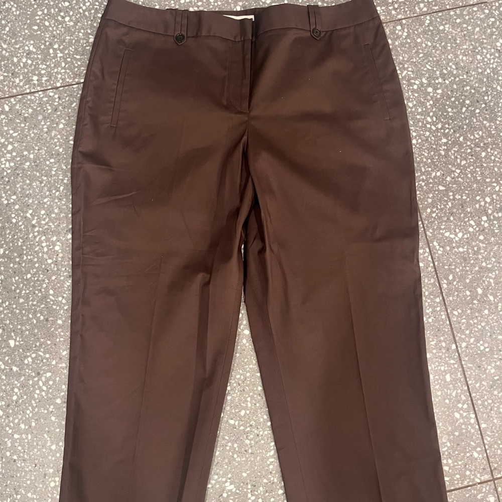 LOFT Women's Chocolate Brown Pants new with tags
